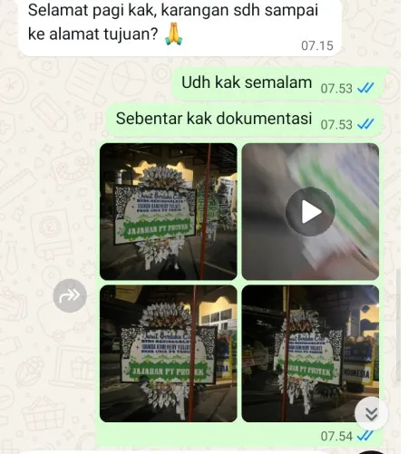 Pengiriman Papan Bunga Selamat Cikoko