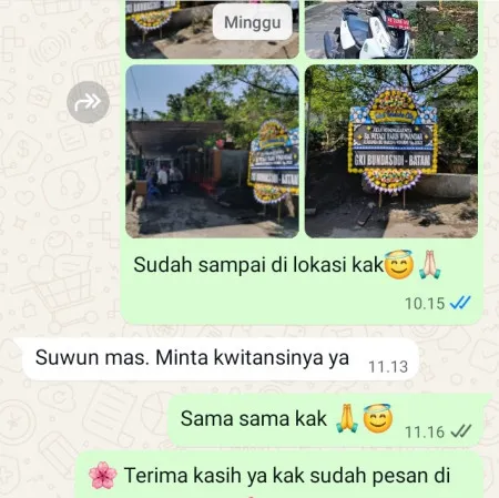 Pengiriman Papan Bunga Duka Cikoko