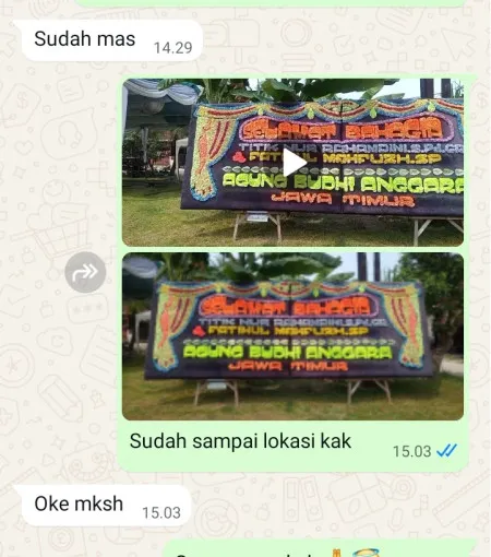 Pengiriman Papan Bunga Cikoko